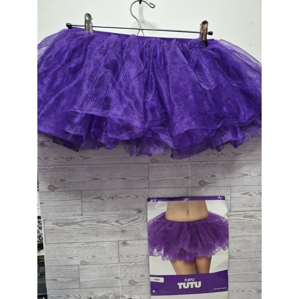 PURPLE TUTU costume Adult Size Fits Most No Undies Just Tutu